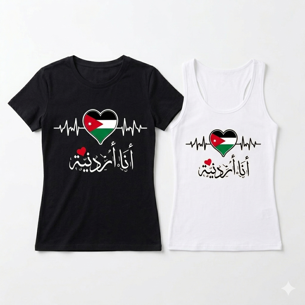 Custom Heartbeat Flag Couple Shirts – Personalized Country Flag Design