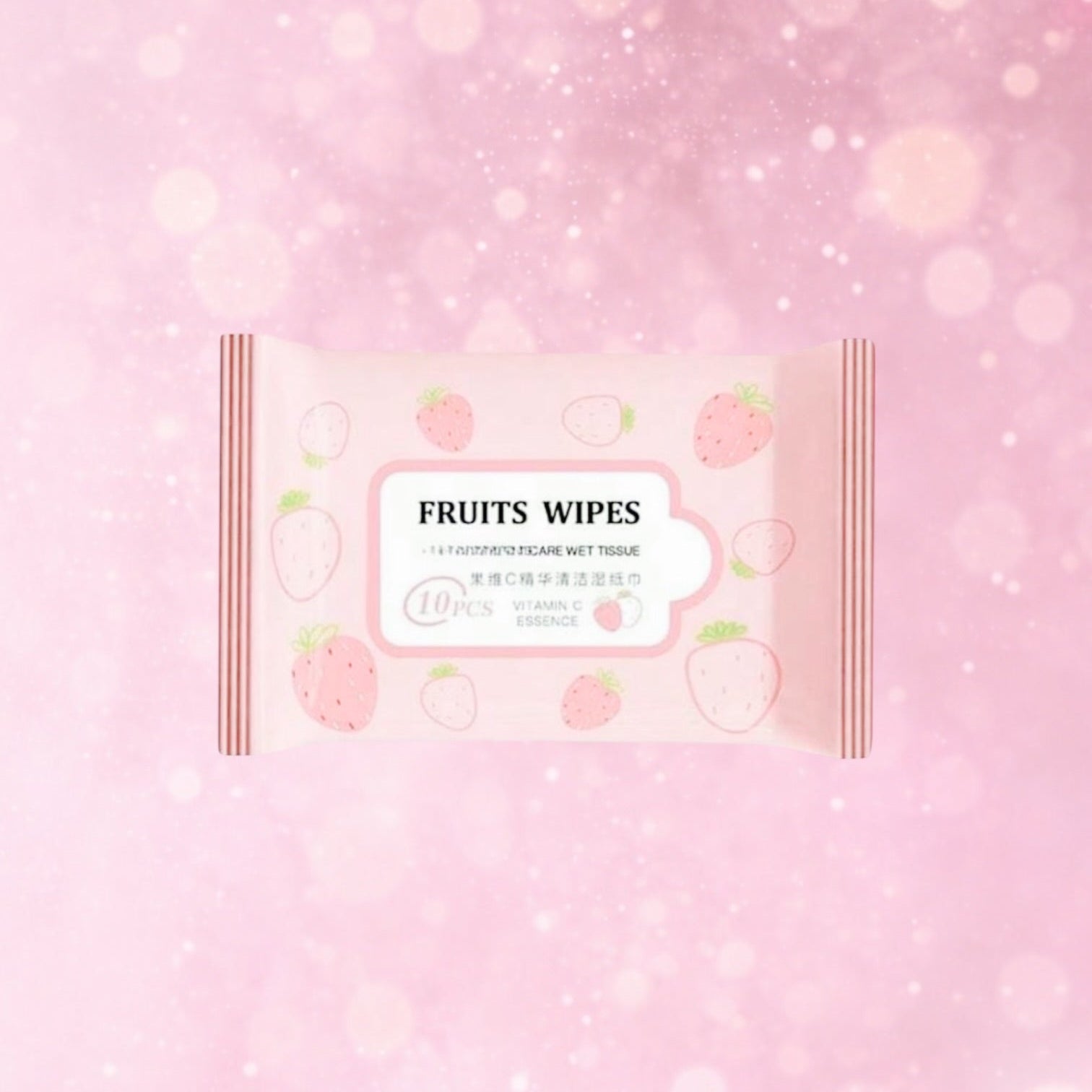 Fruity Wet Wipes – Travel Size (10 PCS)
