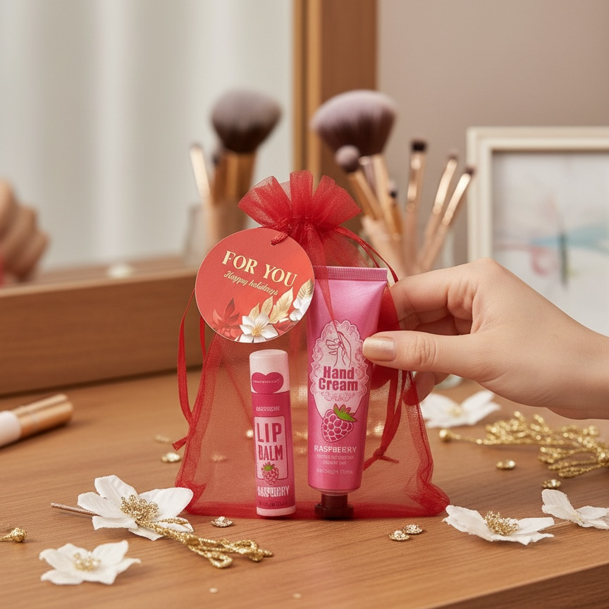 Hand Cream & Lip Balm Set