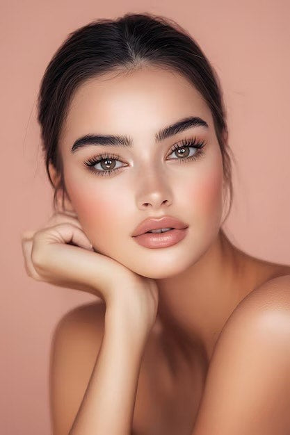 Bella Beauté 2-in-1 Lip Liner & Gloss in a natural pink shade, offering definition and shine.