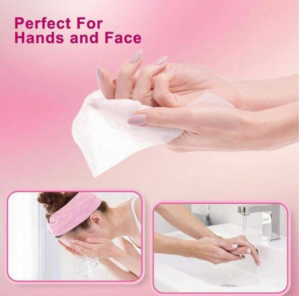 Bella Beauté Fruity Wet Wipes with Vitamin C essence, perfect for hands and face, travel size.