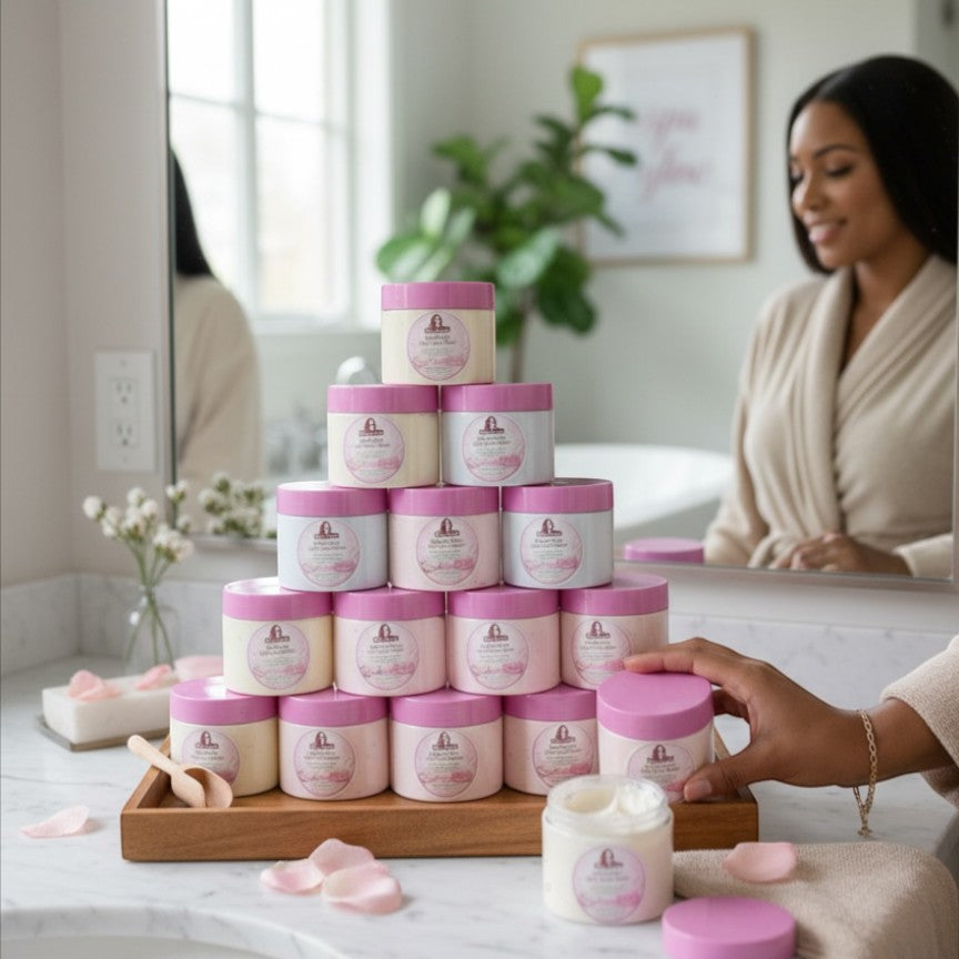 Bella Beauté Korean Powder to Jelly Face Mask in Hyaluronic Acid, Collagen, and Bulgarian Rose variants.